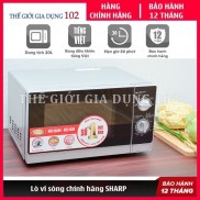 [FREESHIP] Lò vi sóng Sharp 20 lít - không nướng (Hàng chính hãng), bào hành 12 tháng